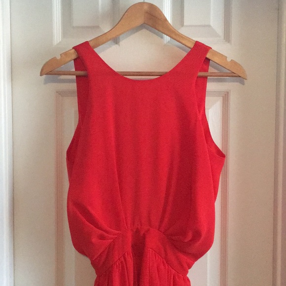 BCBGeneration Asymmetrical Red Dress Size 2 - Picture 4 of 5
